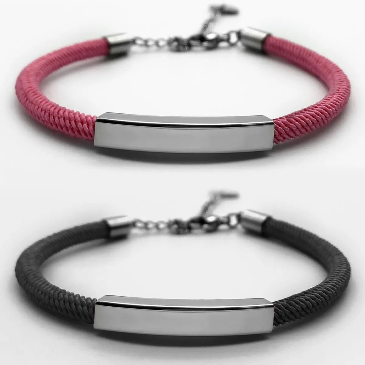 Personalized Couple Bracelets Different Colors