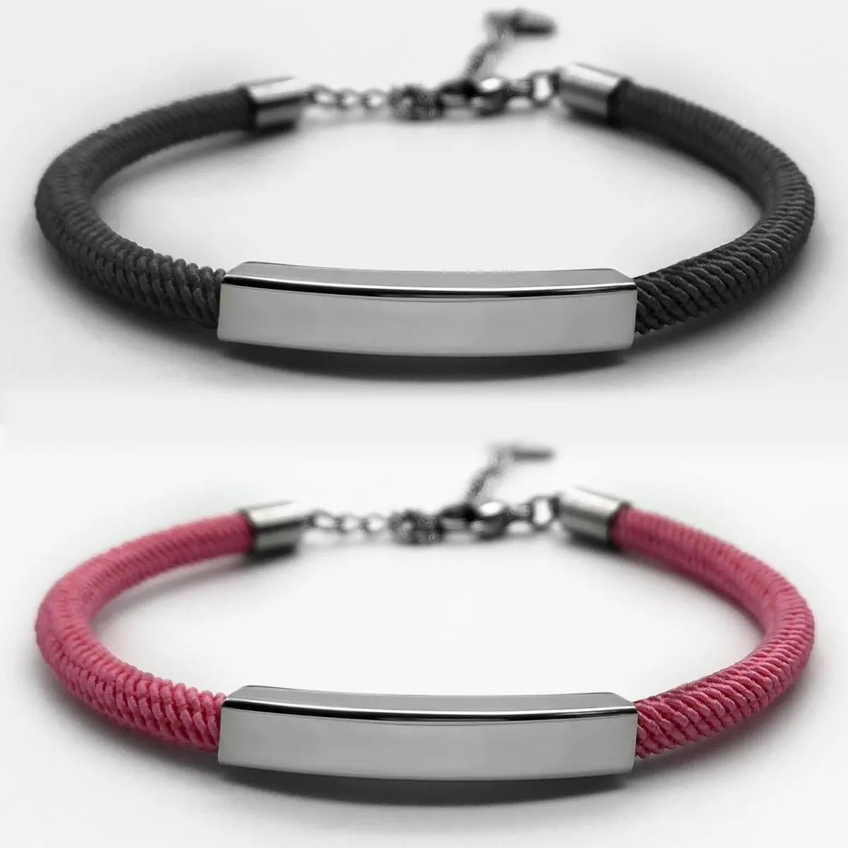 Personalized Couple Bracelets Different Colors