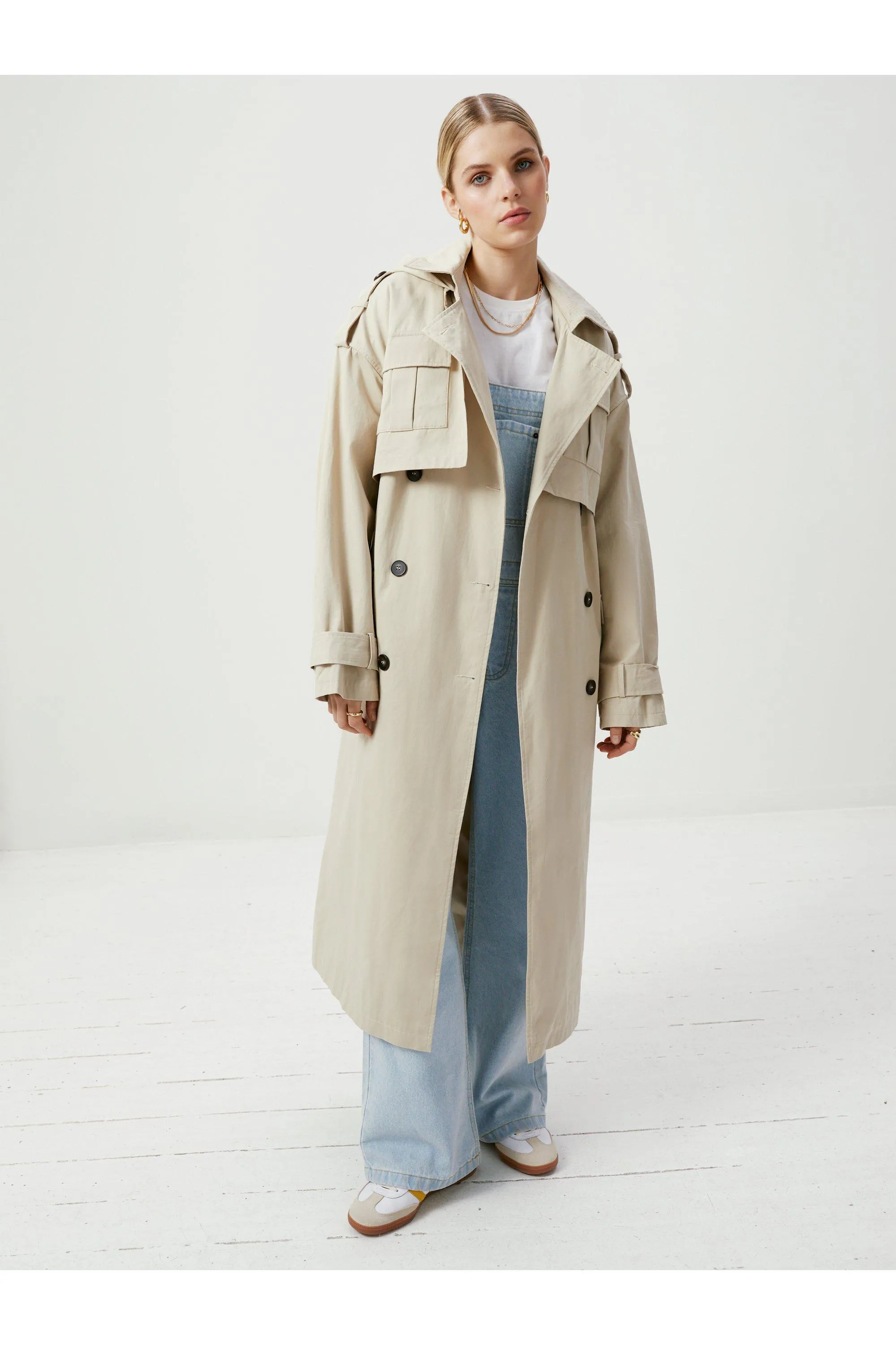 Premium Hooded Trench Coat by NastyGal