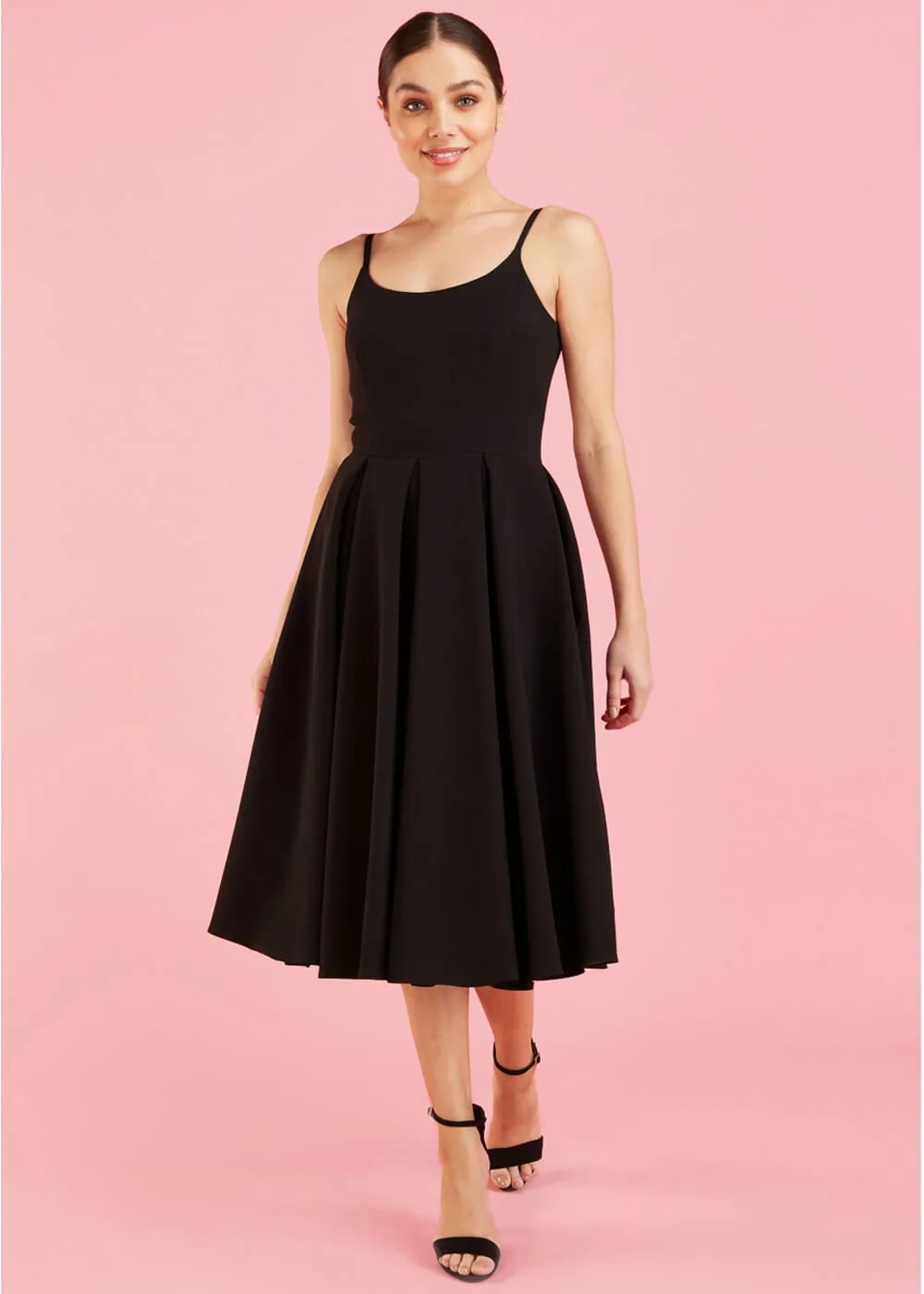 Pretty Dress Company Black Swing Dress