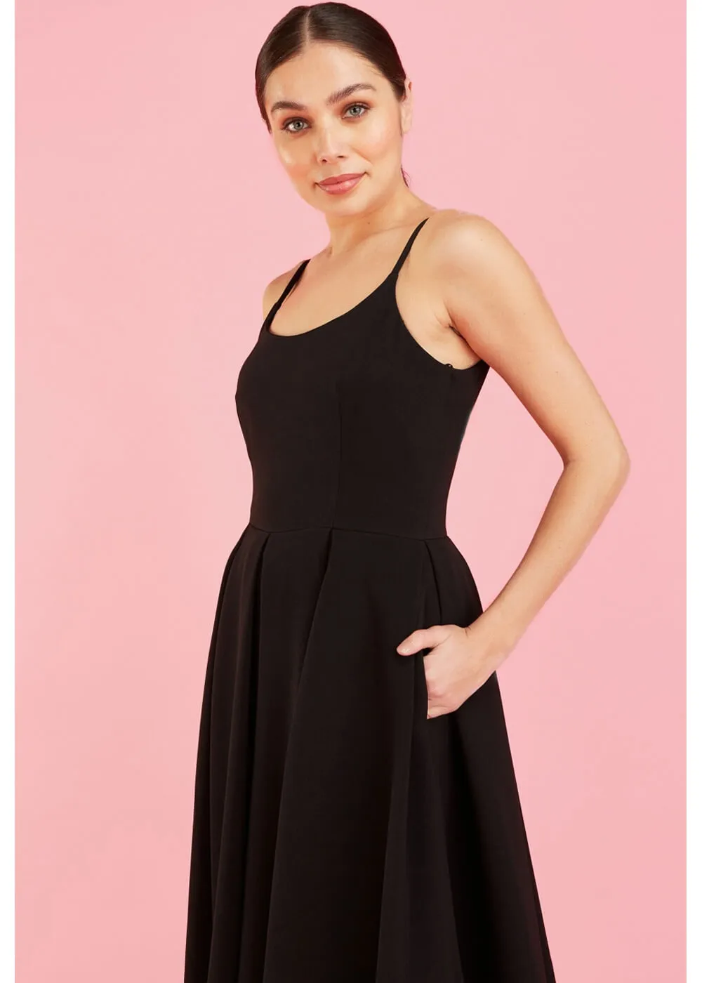 Pretty Dress Company Black Swing Dress