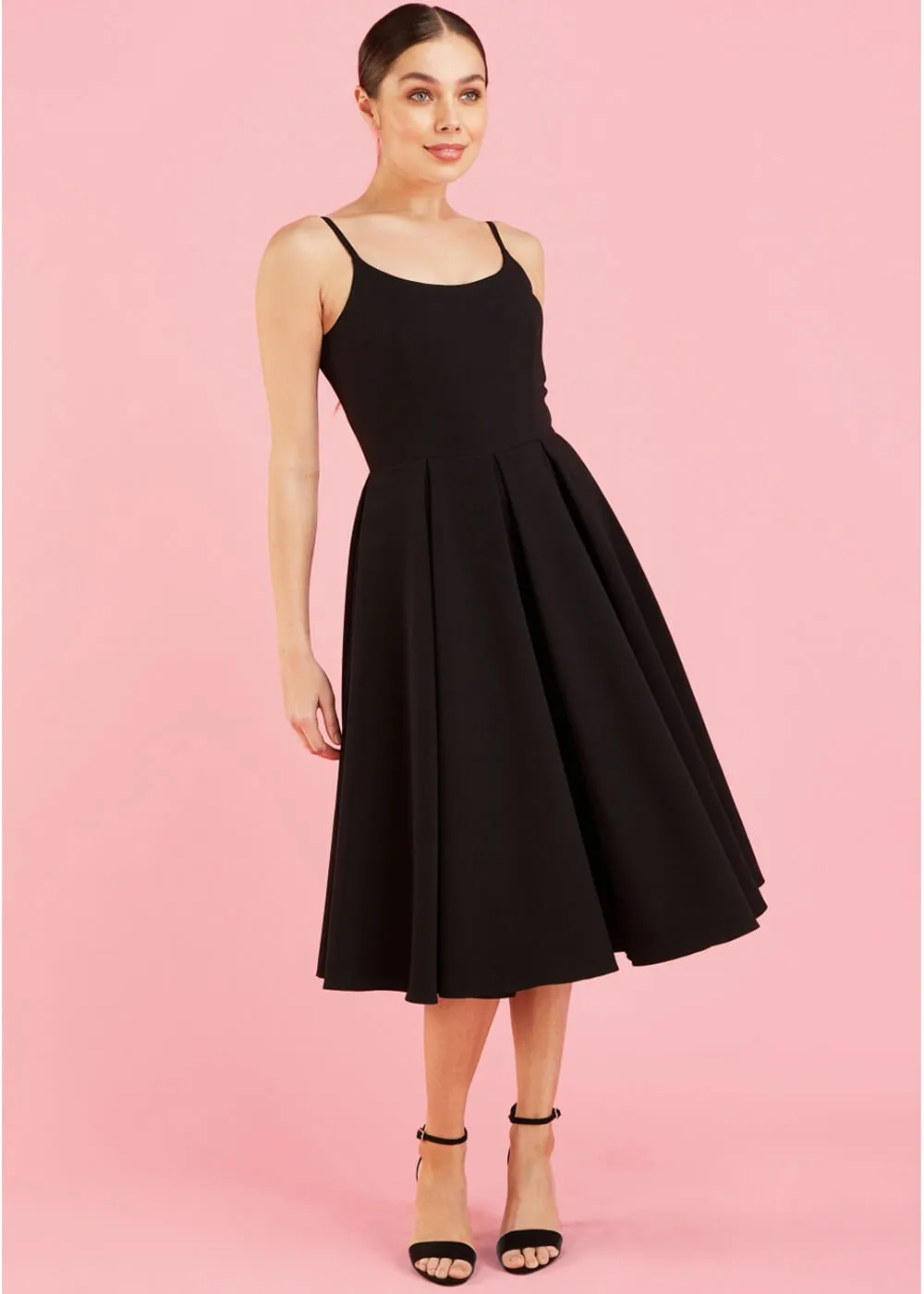 Pretty Dress Company Black Swing Dress