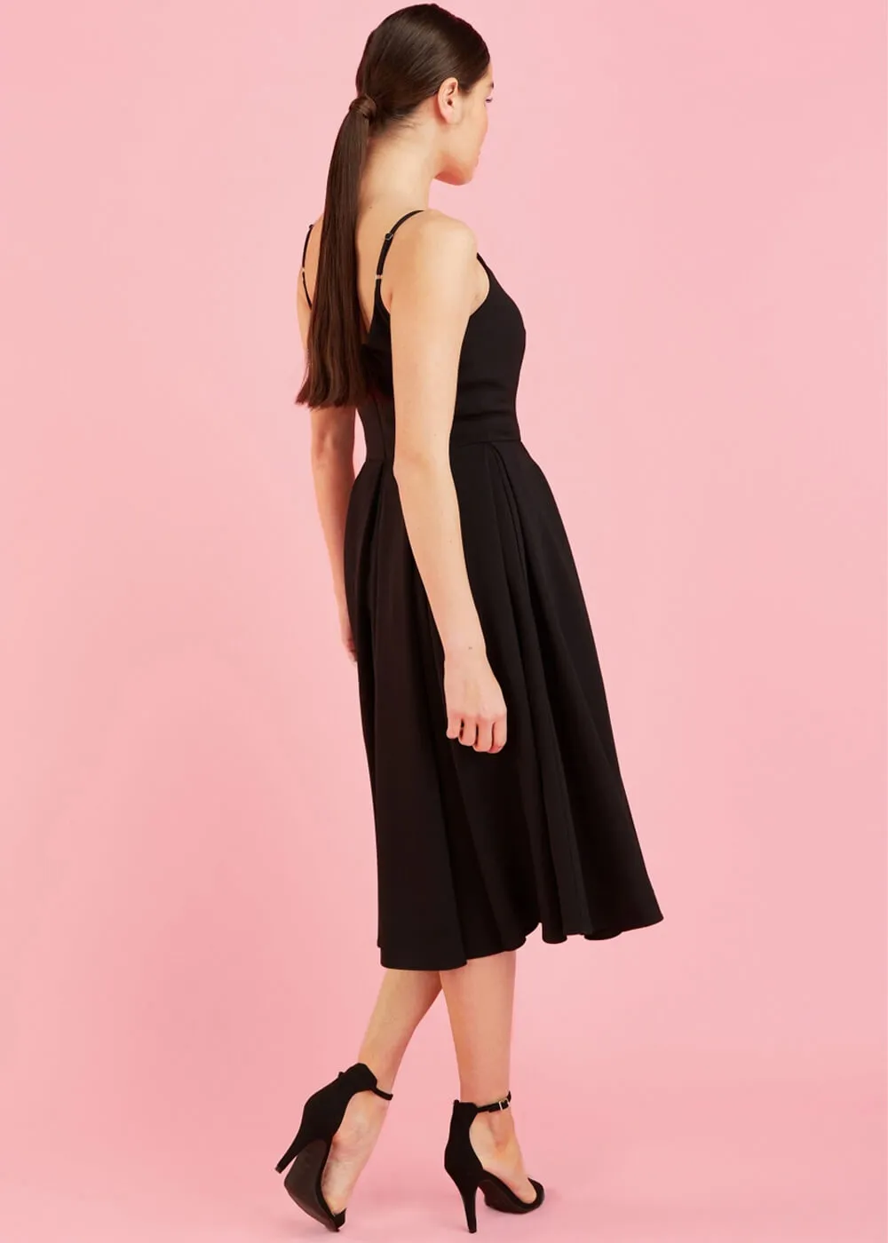 Pretty Dress Company Black Swing Dress