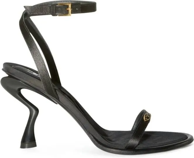 Black Leather Sandals Emilio Pucci Emilio 80mm