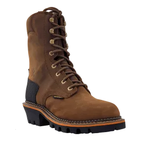 R. Watson Men's 9 Peanut Cowhide Comp Toe Waterproof Work Boots