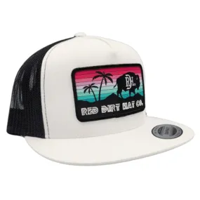 Red Dirt Miami Vice White and Black Hat