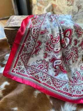 Red Paisley Wild Rag