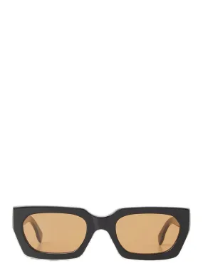 Stylish Rectangle Frame Teddy Refined Sunglasses