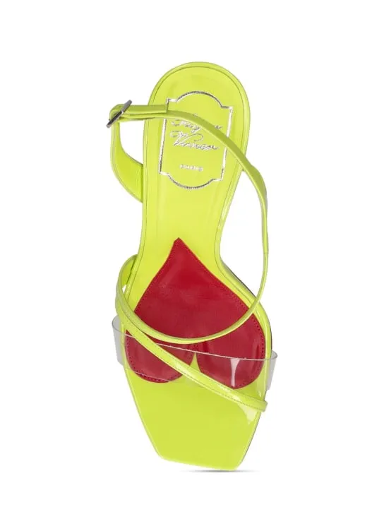 Roger Vivier PVC and Leather Sandals 100mm