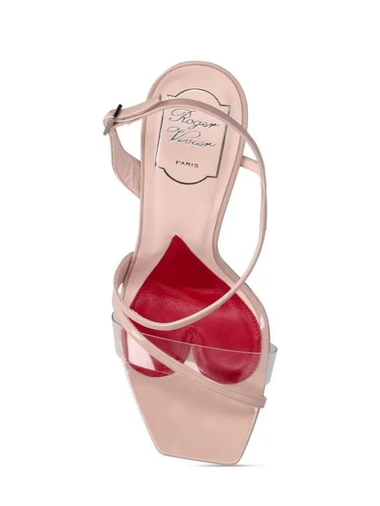 Roger Vivier PVC and Leather Sandals 100mm