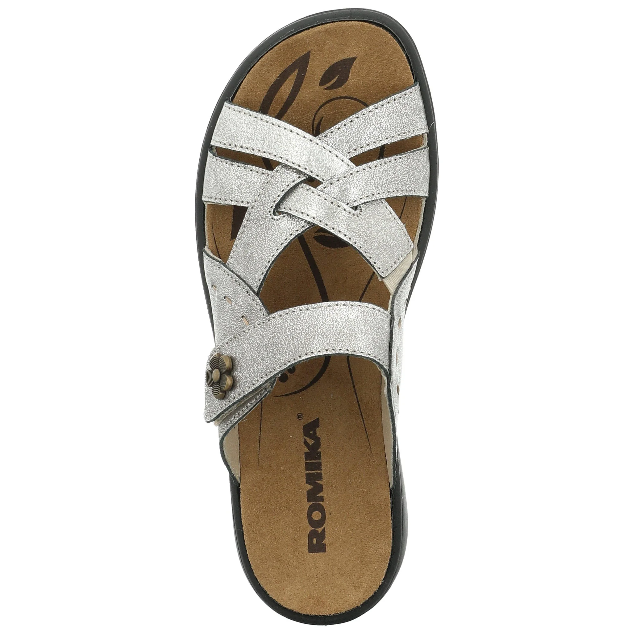 Romika Women's Ibiza 99 Slide Sandals Platin