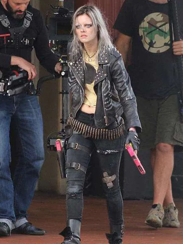 Samara Weaving Guns Akimbo Jacket by New American Jackets