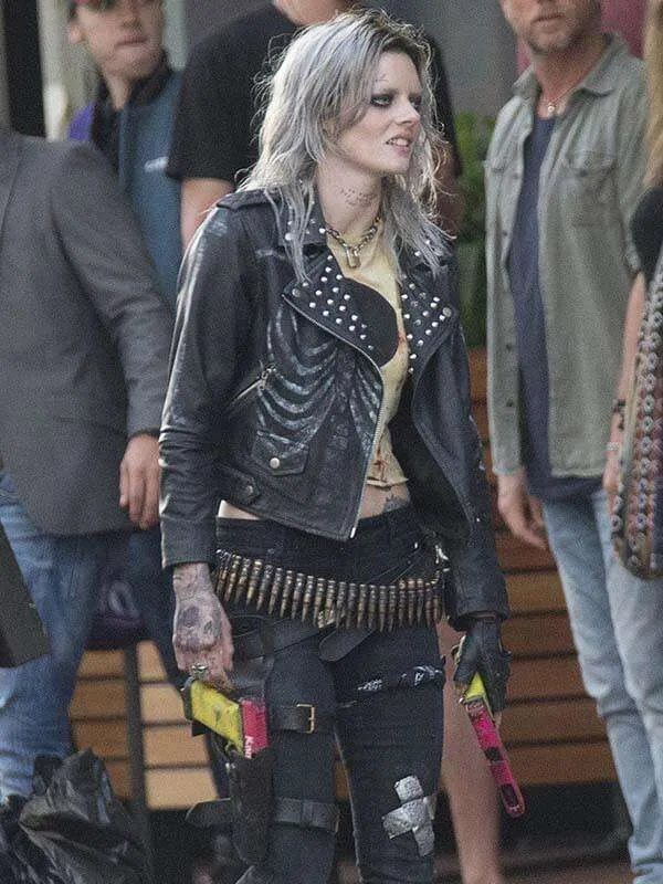 Samara Weaving Guns Akimbo Jacket by New American Jackets