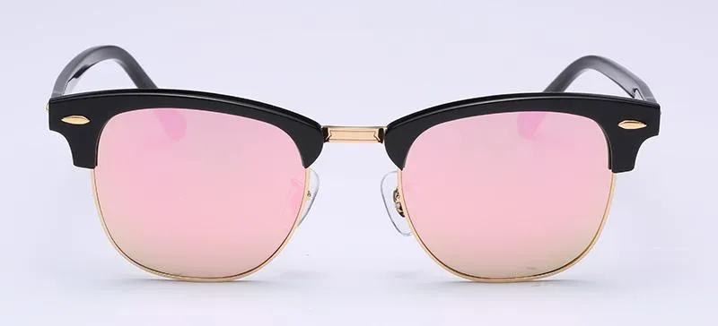 Semi-Rimless UV400 Gradient Sunglasses