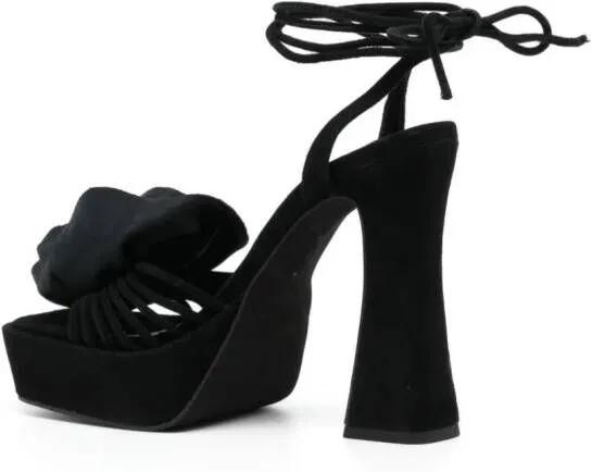 Senso Taya 135mm Suede Sandals in Black