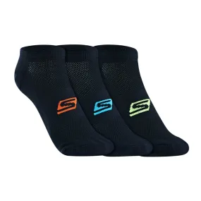 Black SKECHERS Unisex Non Terry Low Cut Socks