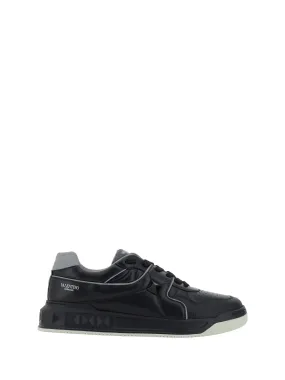 Ladies Sneaker with One Stud and Nappa/Vit St.Alce/M