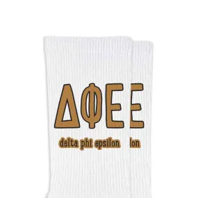 Custom Sorority Crew Socks