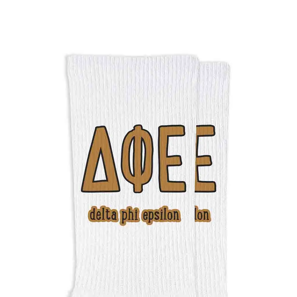 Custom Sorority Crew Socks