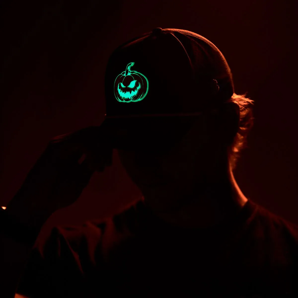 Halloween Glow 5 Panel Twine + Jack-O-Lantern Glow Hoodie Package