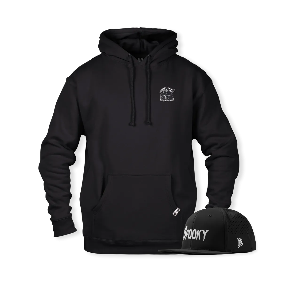 Scary Glow Flat Action + Grim Reaper Glow Hoodie Package