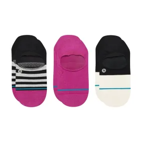 Stance Magenta Absolute 3 Pack No Show Socks