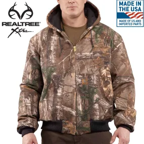 Camo Quilted Flannel-Lined Active Jacket