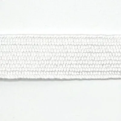 Flexible White Raffia Belt Band