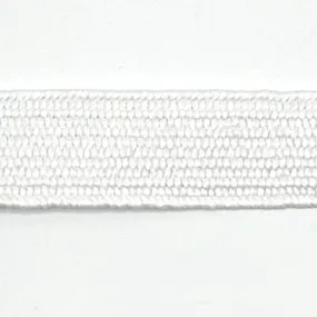 Flexible White Raffia Belt Band