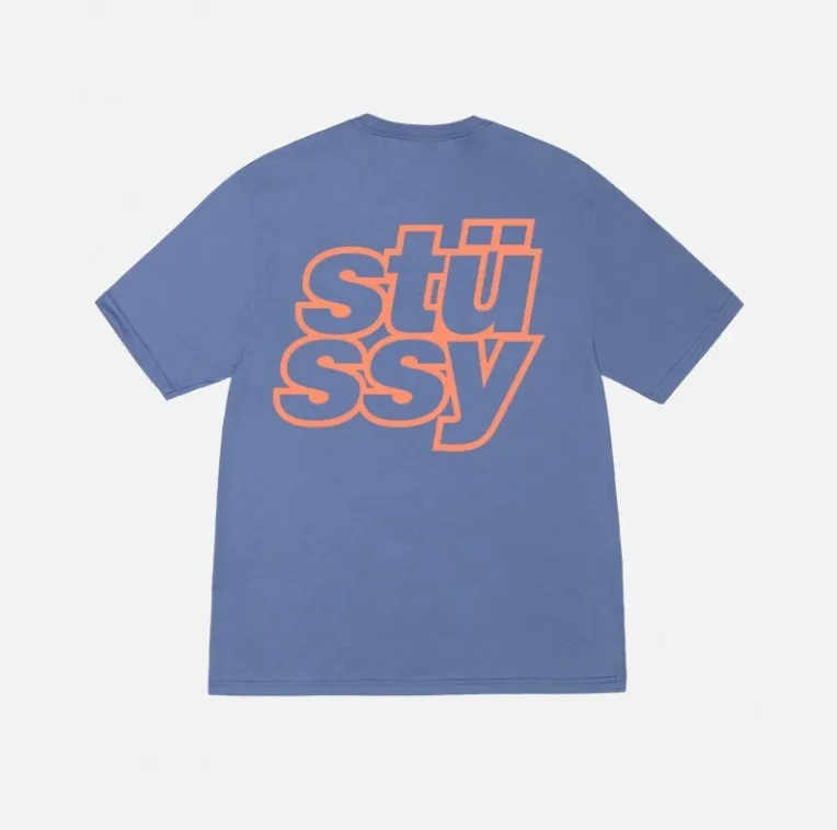 STUSSY Logo Skater Style T-Shirts