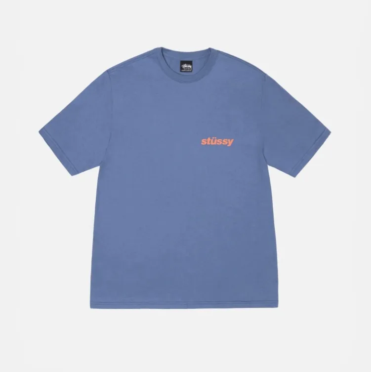 STUSSY Logo Skater Style T-Shirts