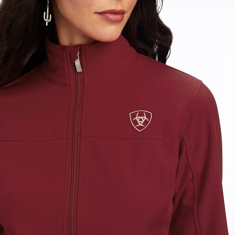 Heather Brown Team Softshell Jacket