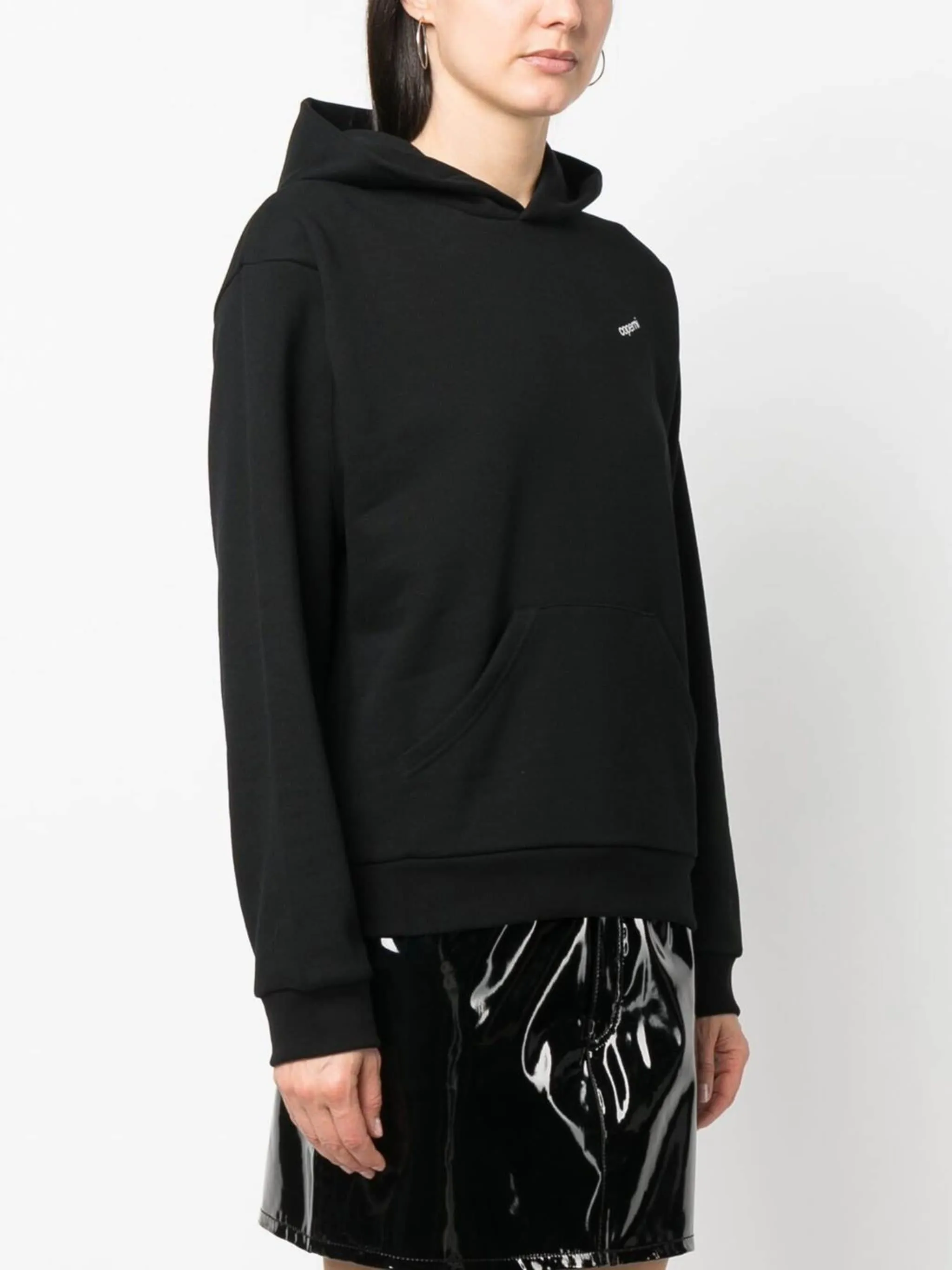 LOGO-PRINT COTTON HOODIE