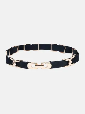 Metal Loop Skinny Belt