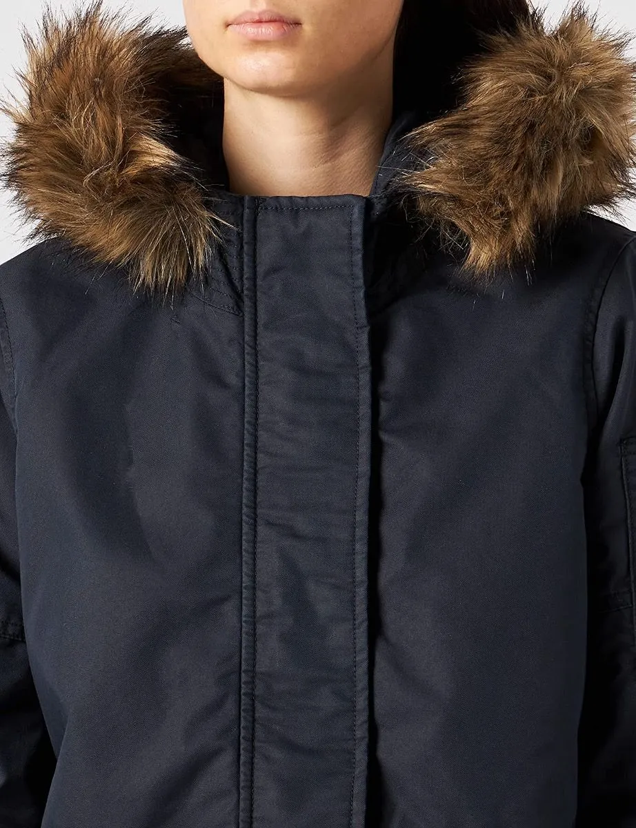 Superdry Scout Navy Military Fishtail Parka Jackets for Women