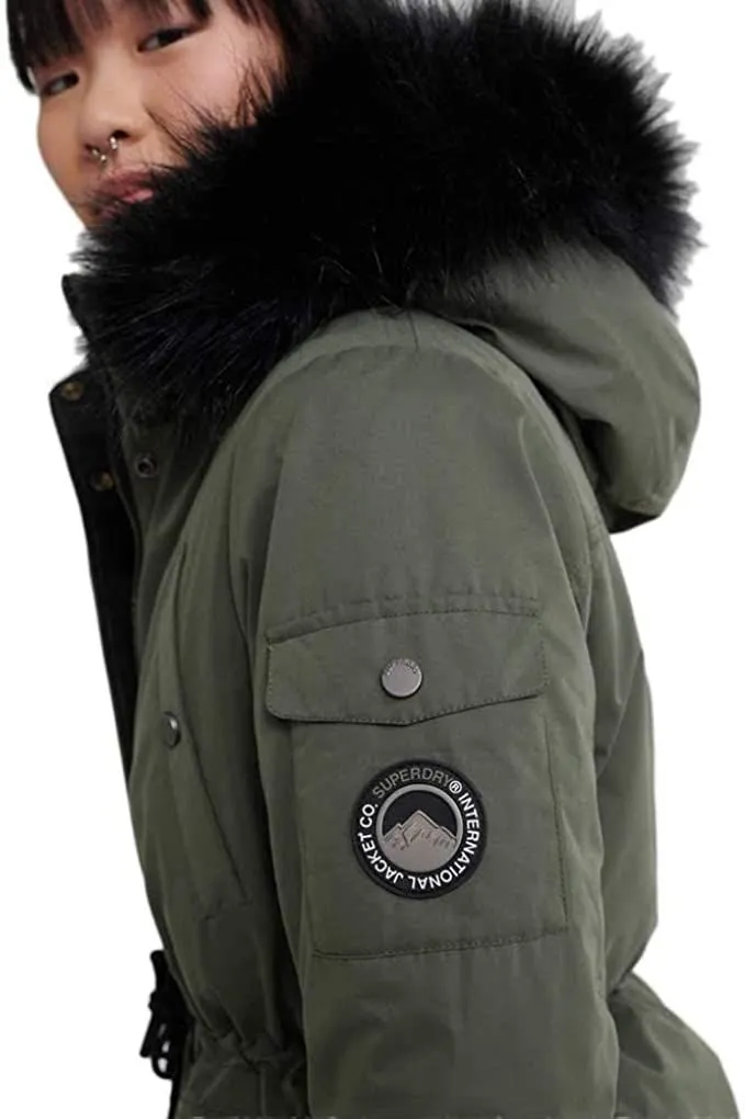 Superdry Womens Nadare Military Duck Parka Jacket