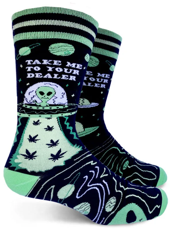 Take Me To Your Dealer Men's Crew Socks