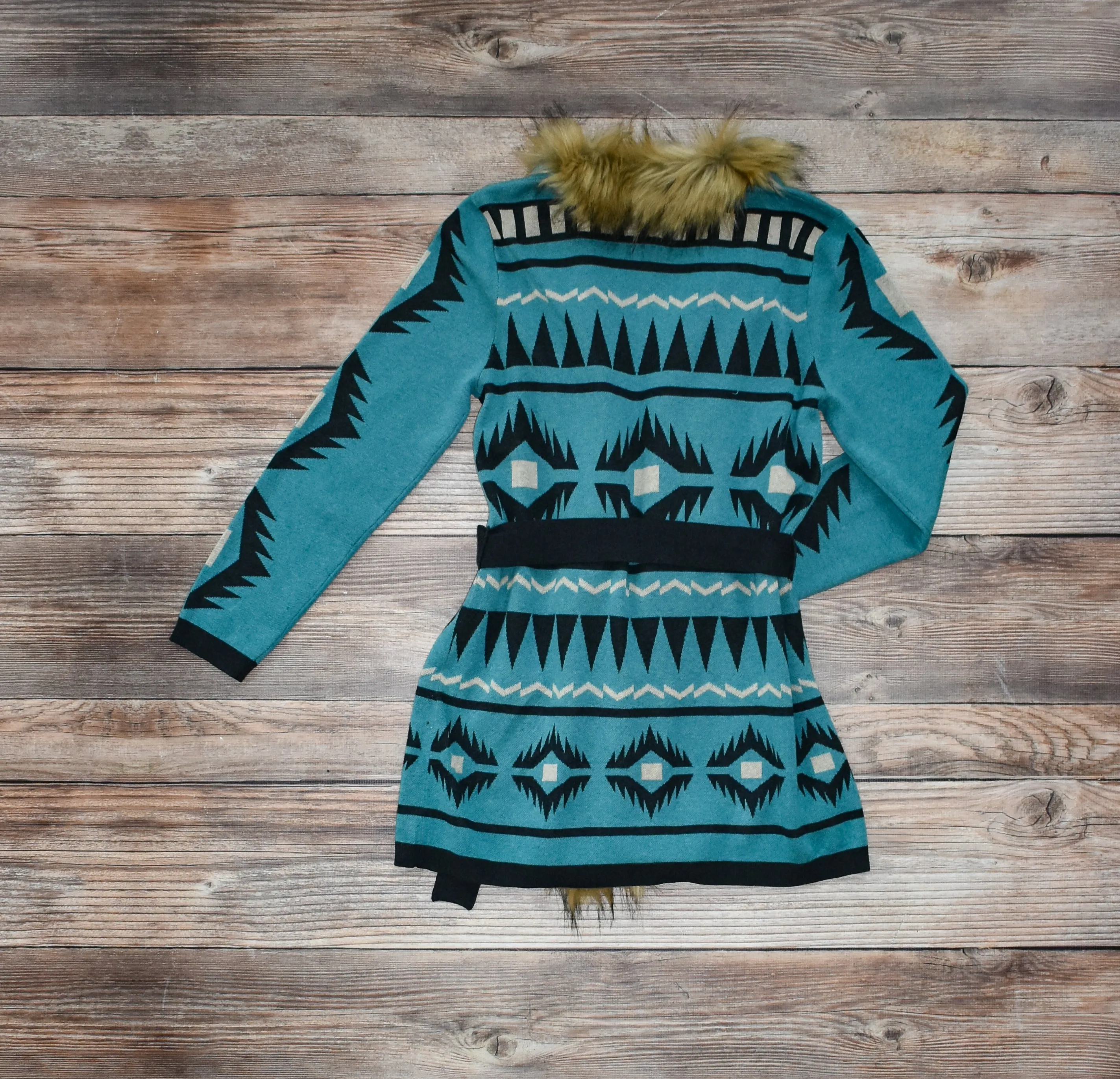 Turquoise Garibaldi Cardigan