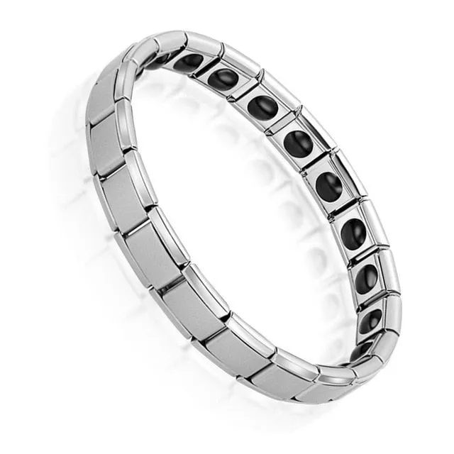 Magnetic Therapy Bracelets - Titanium Steel, Unisex