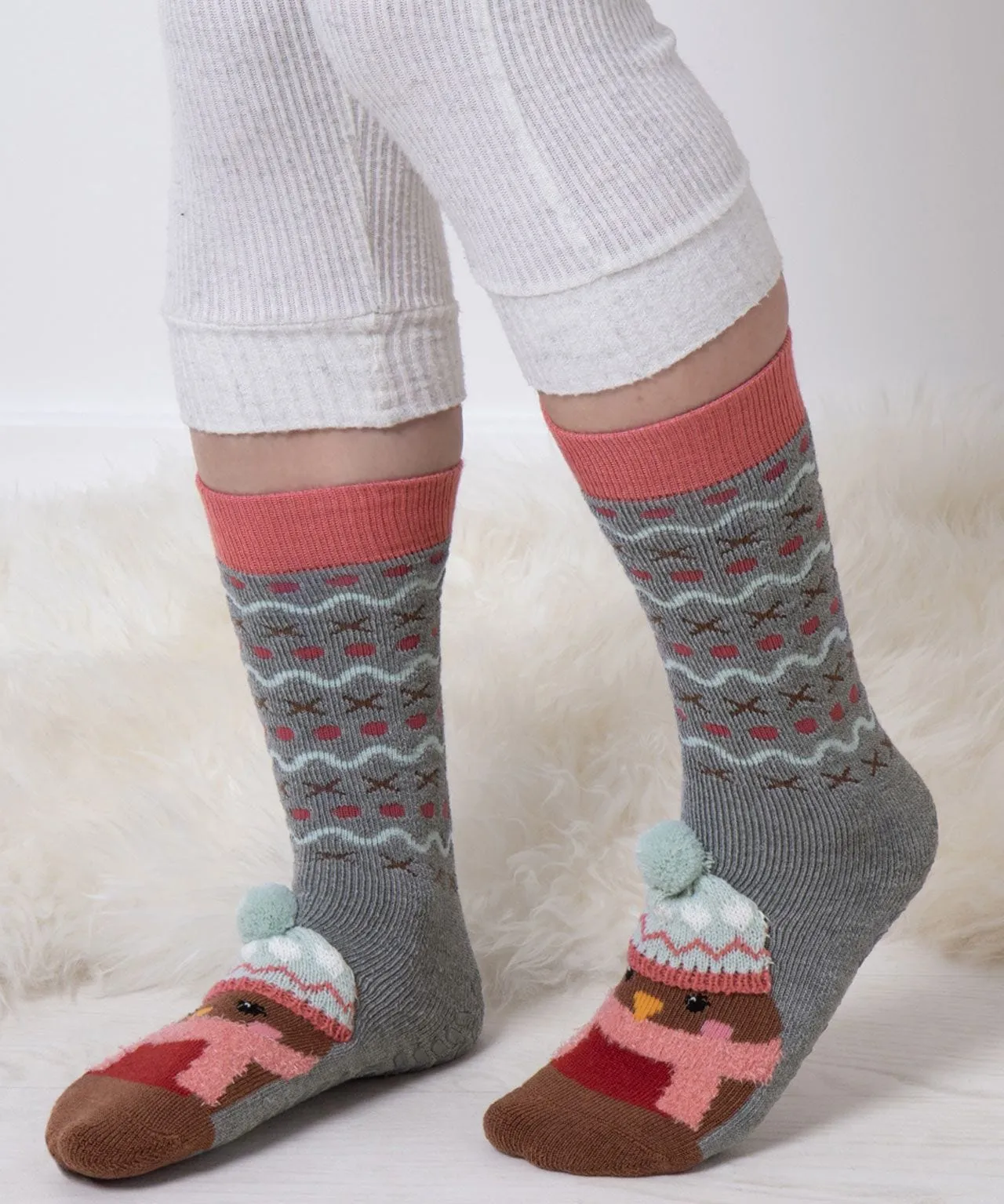 Ladies 3-Pack Original Slipper Socks by Totes Toasties