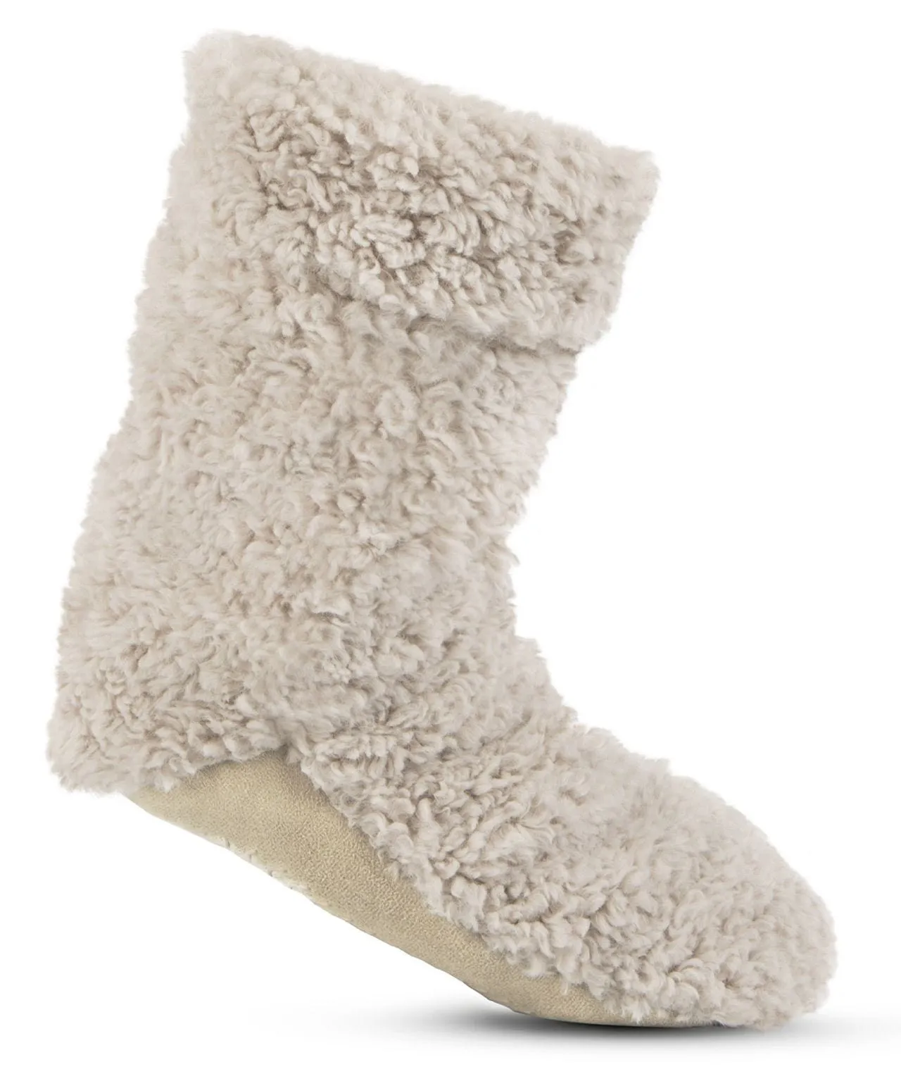 Faux Fur Bootie Slipper Socks for Women