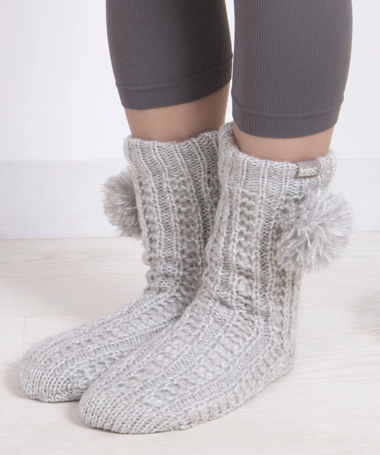 Luxury Sparkle Slipper Socks for Women