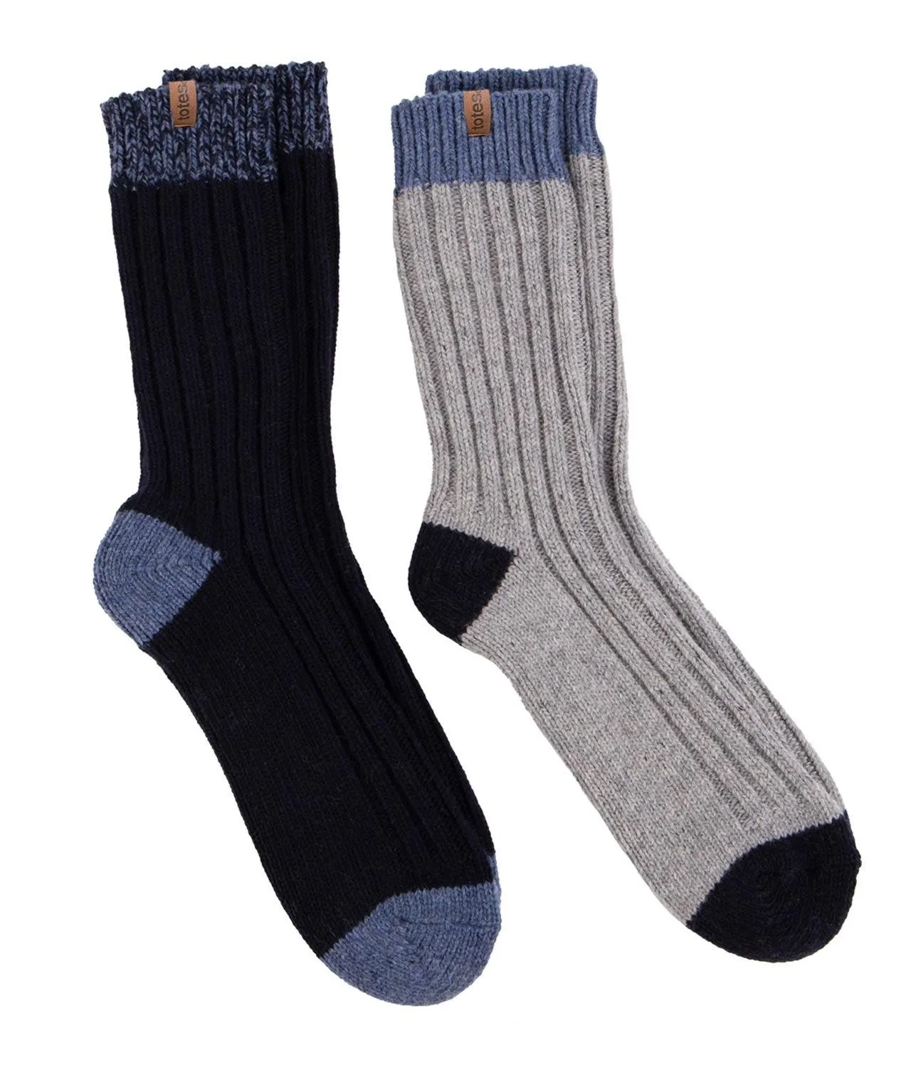 Mens 2pk Wool Blend Boot Socks