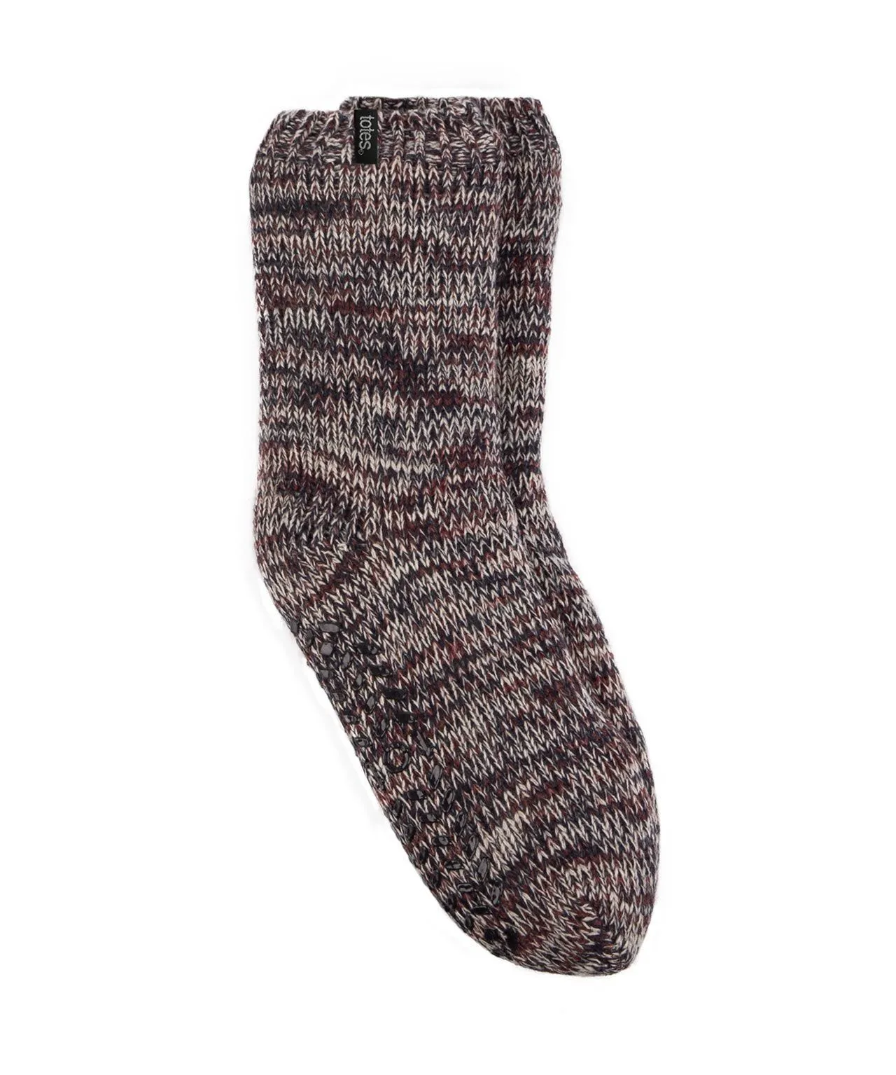 Men's Chunky Sherpa Lined Slipper Socks by Totes Toasties