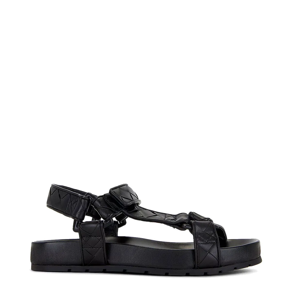 Black Woven Sandal