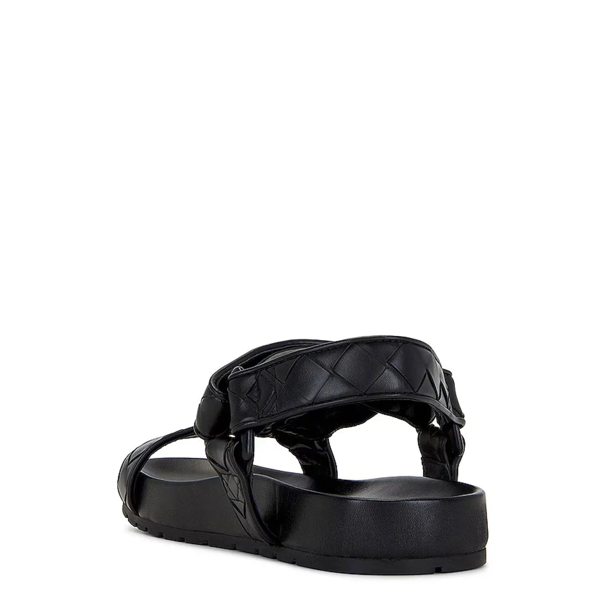 Black Woven Sandal