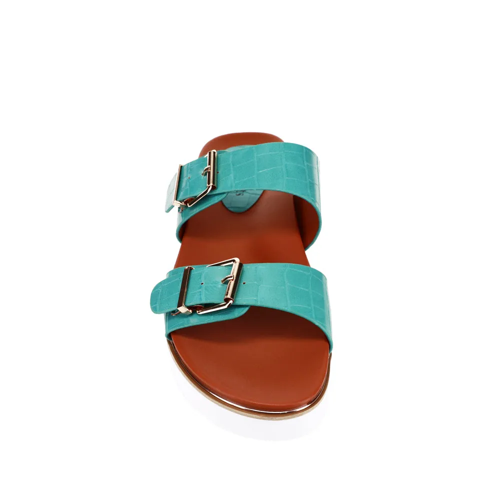 Vibrant Turquoise Yummy Boot