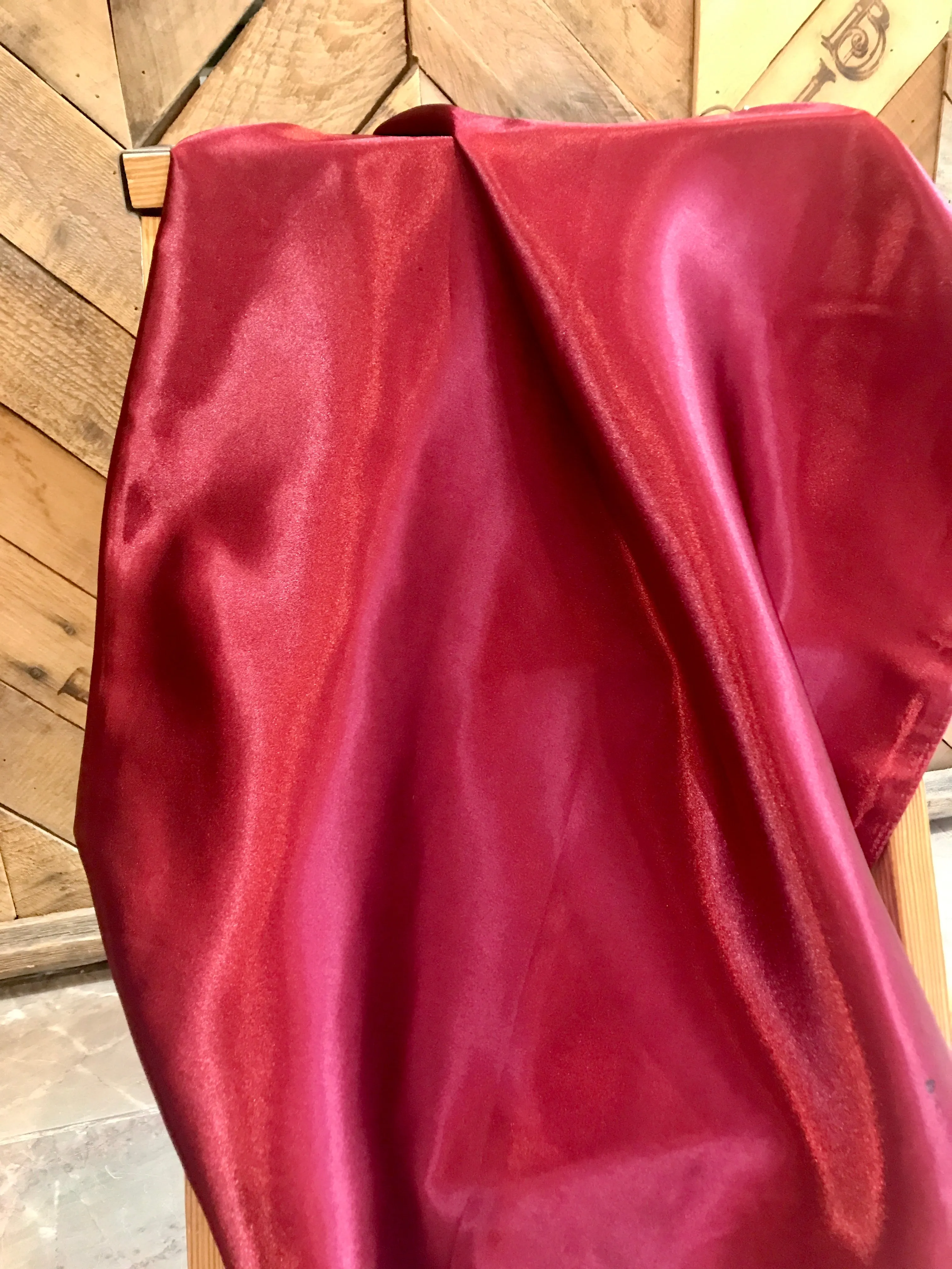 October Solid Burgundy Wild Rag