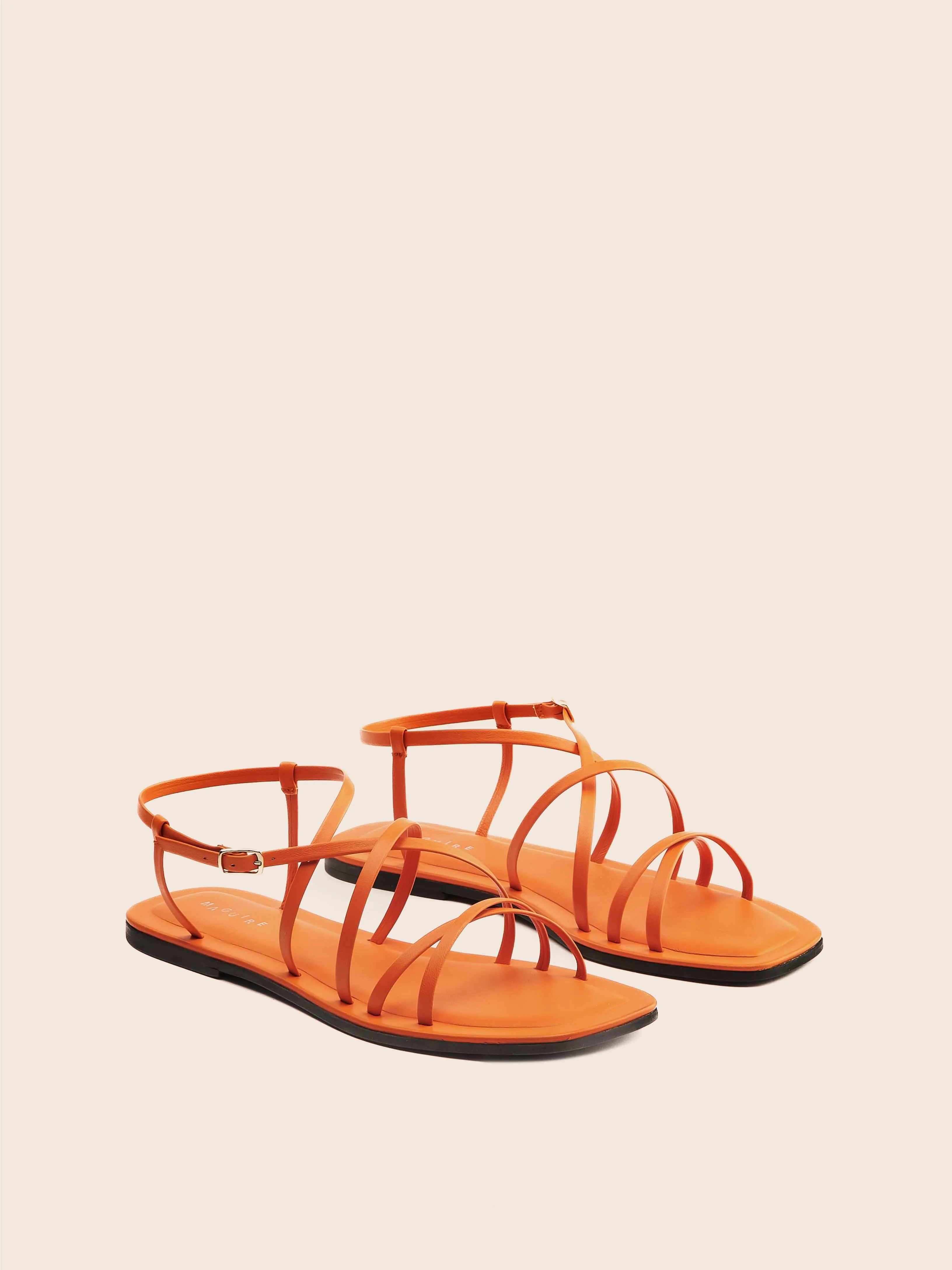 Orange Minori Sandals