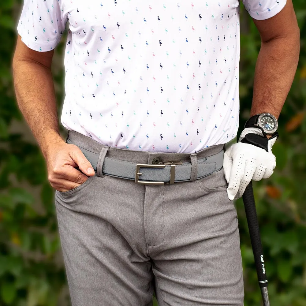 Grey Golf Belt with Go-In Shield